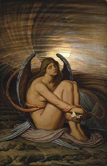 Elihu Vedder Soul in Bondage china oil painting image